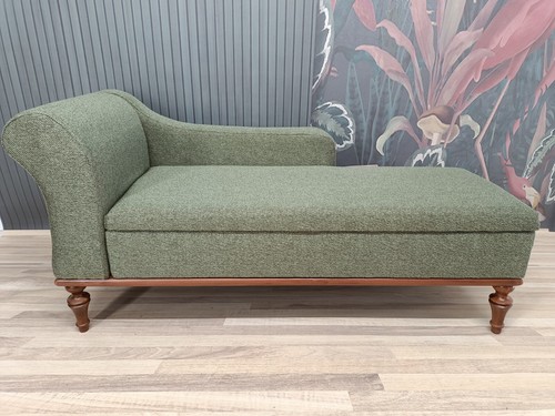 Handmade chaise lounge green - chaise,