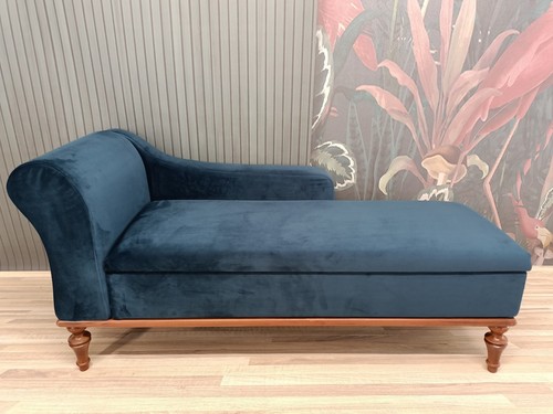 Chaise lounge sofa blue - sofa,,